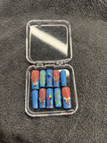 Blue Crush Bling Acrylic Press Ons