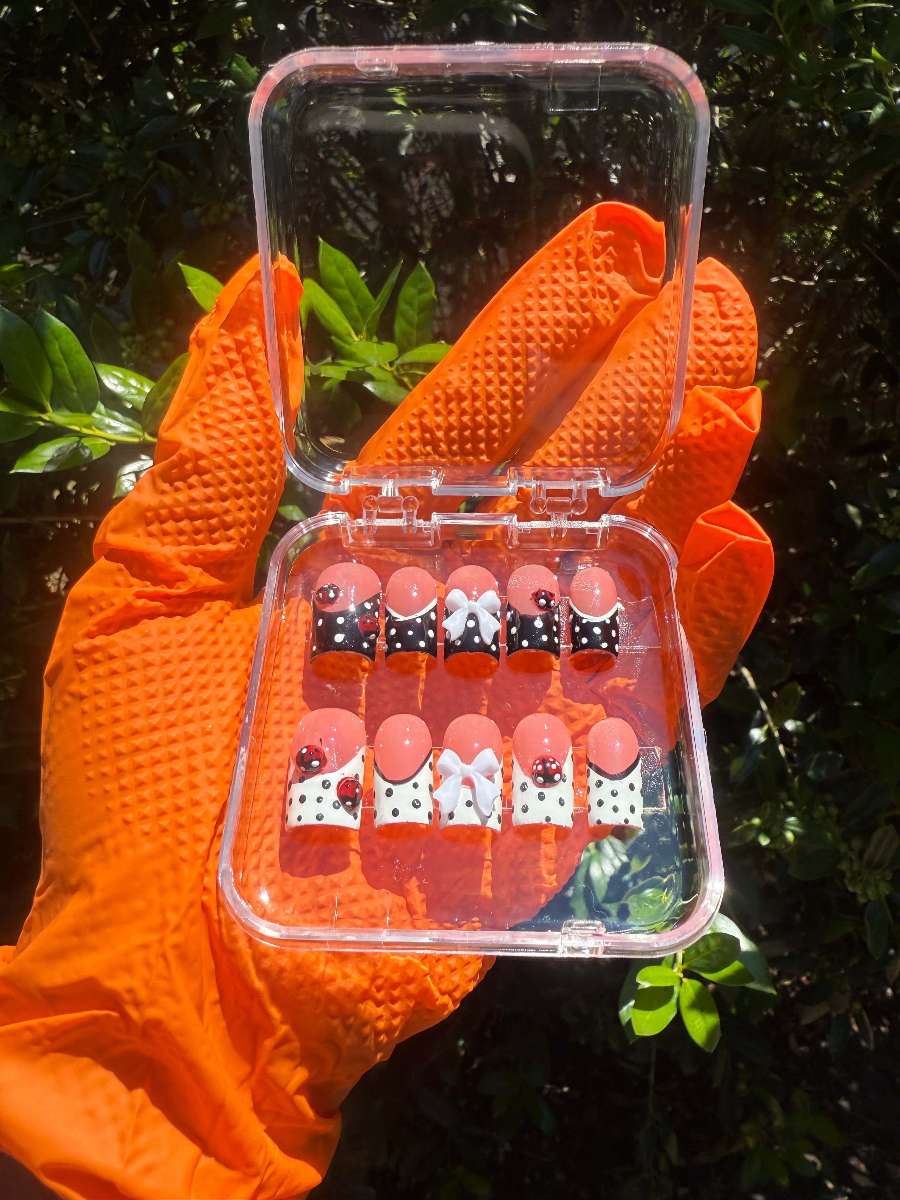 Cute as a Ladybug Acrylic Press On